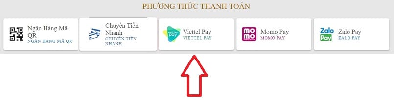 Chọn Viettel Pay